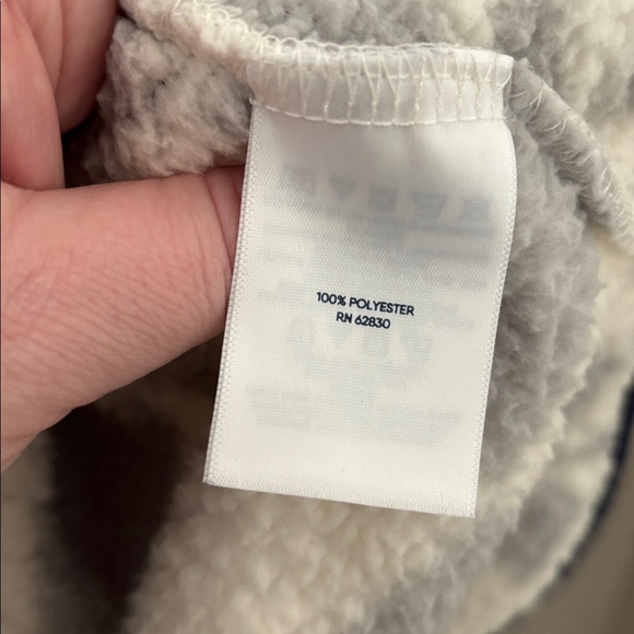 Lands End Cozy Hooded Fleece 1/2 Zip Pockets Oversized Women’s Plus 2X (20W-22W) - Picture 3 of 5